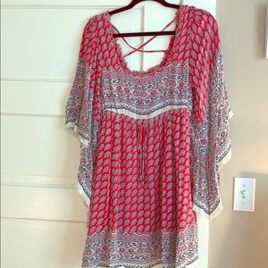 Free People red heart of gold night out dress!